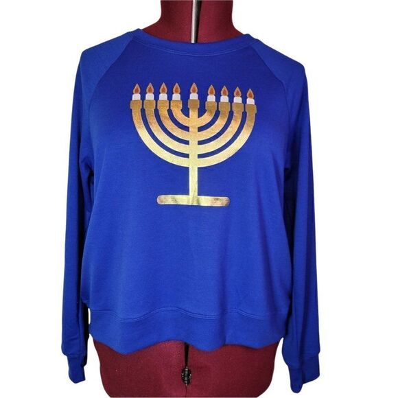 Philosophy Apparel Hanukkah Menorah Sweater (size L) - Picture 1 of 7